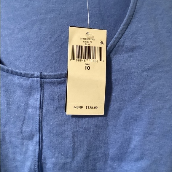 NWT Lauren Ralph Lauren Size 10 Blue Dress - Picture 4 of 6